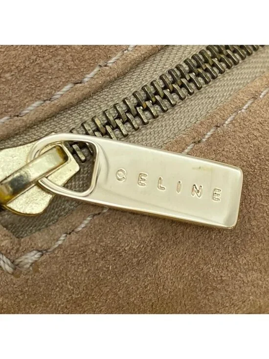 Celine Hand Shoulder Bag Leather Yellow Travel Formal - Picture 9 of 16